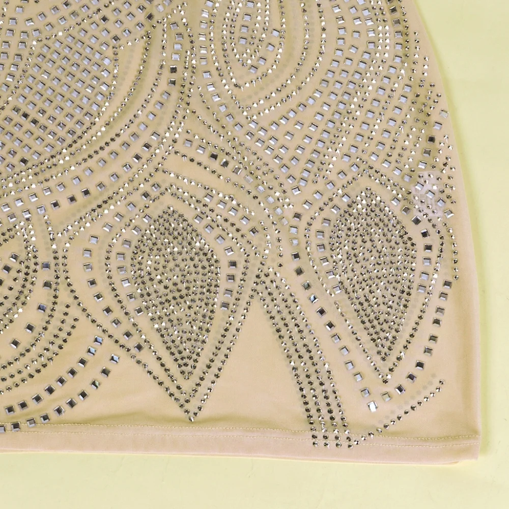 Mesh with Rhinestones Dress New Size S,M,L available strech. - Picture 7 of 14